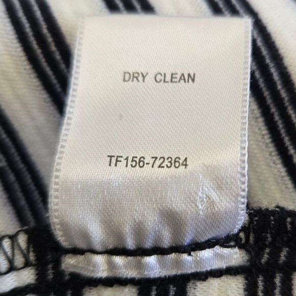 Vintage Pendleton Womens XL Striped Swing Jacket Blazer Navy/White Pleated Back - Picture 14 of 14